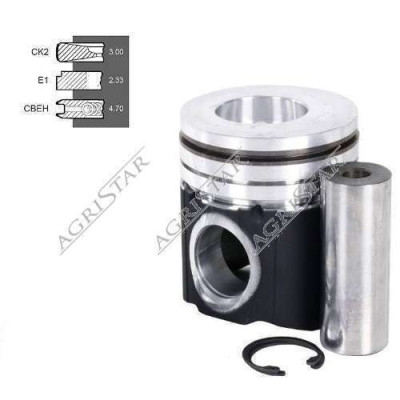 Tłok 111,76 + pierścienie New Holland LB100 LB115 TM135 TS100 Case MXM Ford 8360 Fiat m135