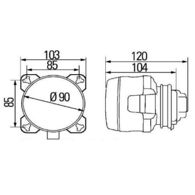 copy of ELE1071 H7 Frontlampe Fernlicht