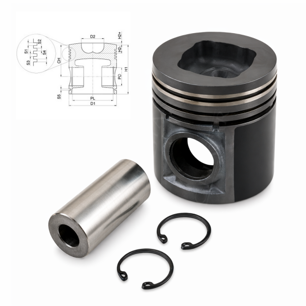 SCY3065 Perkins Motorkolben 100mm