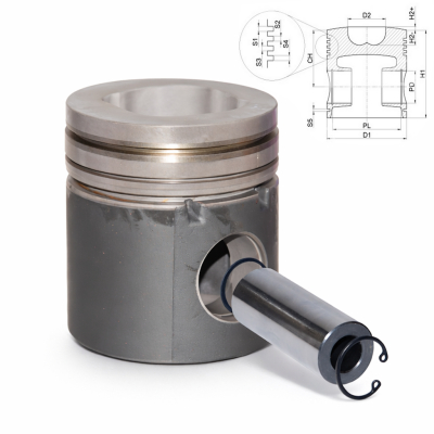 SCY3006 100-mm-Kolben mit Turbo