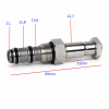 Zawór do cewki Massey Ferguson 6110,6120,6130,6140,6150,6160,6170,6180,6190 RENAULT CLAAS 
ARES , CERES , CELTIS