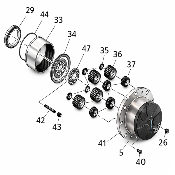 Planetengetriebegehäuse blank Z101766 729518 1120605005 2120671017