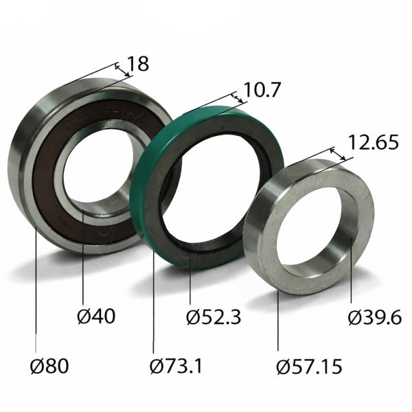 Achswellendichtringbuchse 1277253C1, 1277253C91