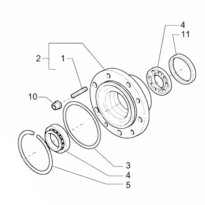 Łożysko piasty koła 119x170x20mm Case
MXM155, MXM175, MXM190
695SR 695ST Claas ,

Renault ,
Valmet , Valtra