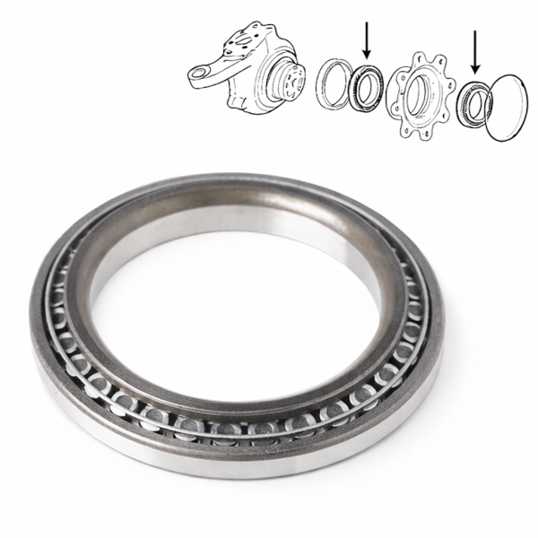 PON2002 Radnabenlager 109x159x16mm