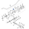 Zębatki pompy hydraulicznej skrzyni biegów Case 
Maxxum 5120 5130 5140 5150 5220 5230 5240 5250