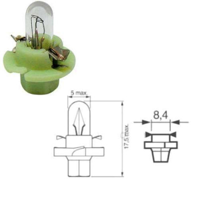 Żarówka kokpitu deski rozdzielczej john deere AL65575 44712V2WBX8.4D