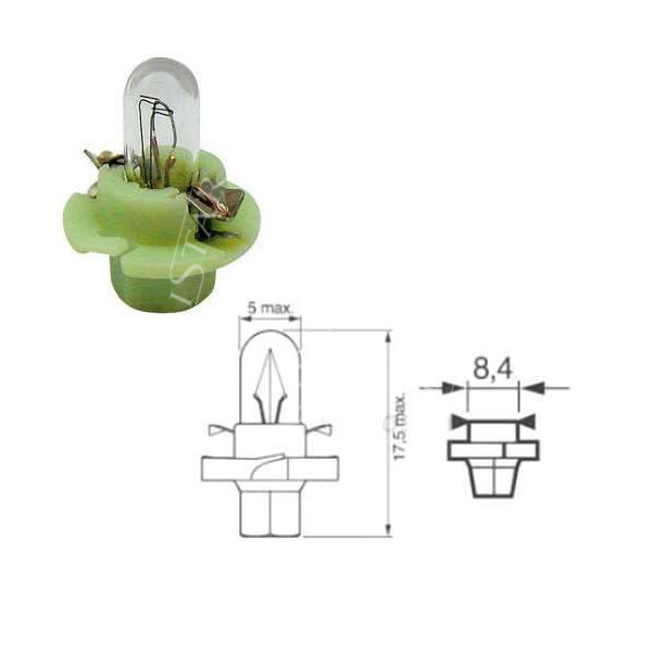 Żarówka kokpitu deski rozdzielczej john deere AL65575 44712V2WBX8.4D