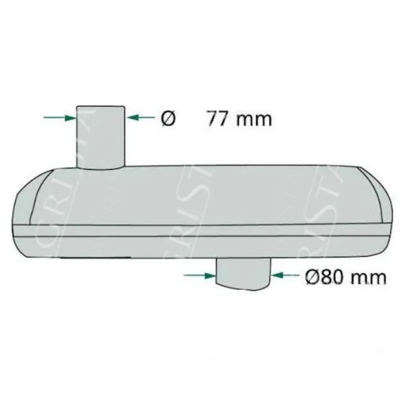 Auspuffschalldämpfer A184475 8704568