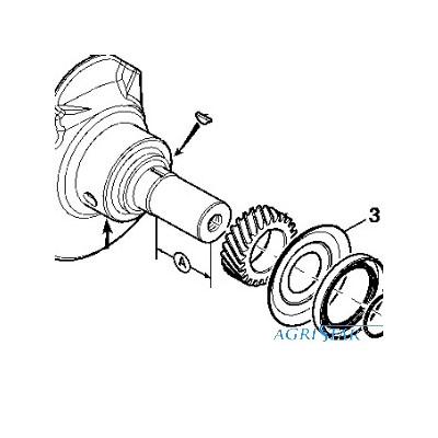 SWA7002 Odrzutnik wału