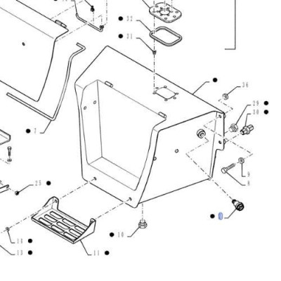 Oczko wziernik zbiornika oleju hydraulicznego Gwint calowy typ LCP,
Gwint M33x2,5