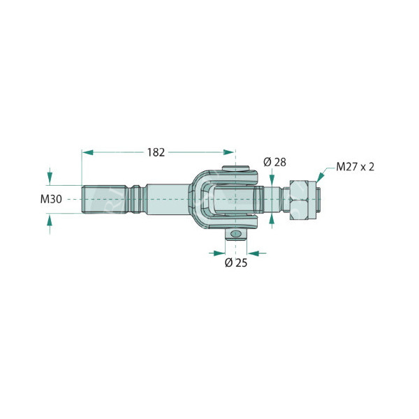 Uchwyt stabilizatora ramion dolnych R164547  47124337 1204761, 204761