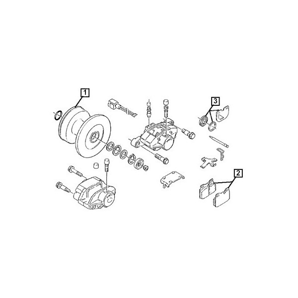 Uszczelniacze tłoczek zacisku hamulcowego Deutz Claas Mega Jaguar Medion Lexion