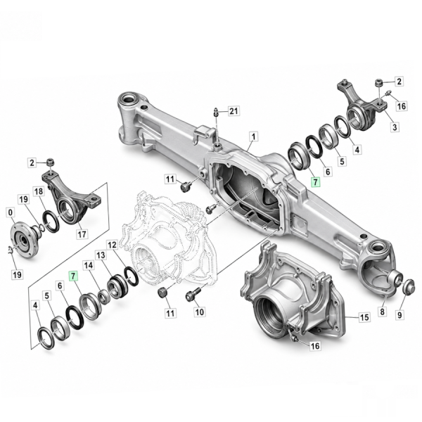 Vorderachs-Kugelgelenkbuchse 51,5x56,5x52,25mm L76471, 0730060194