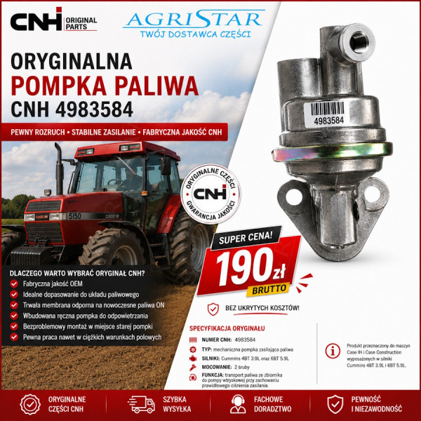 Kraftstoffpumpe original Case original CNH