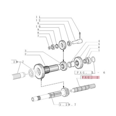 SKR1029 Koło zębate Z24 5160382