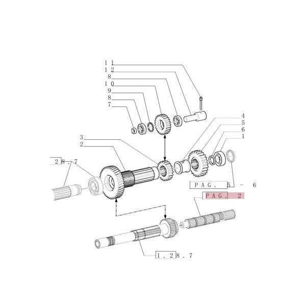 SKR1029 Koło zębate Z24 5160382