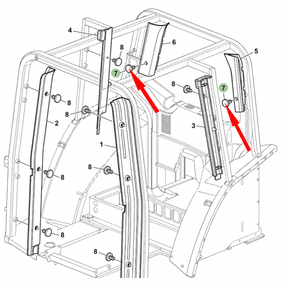 AKK8001 Treppe 2 Stufen AL113571 AL154911 AL80841 AL82364