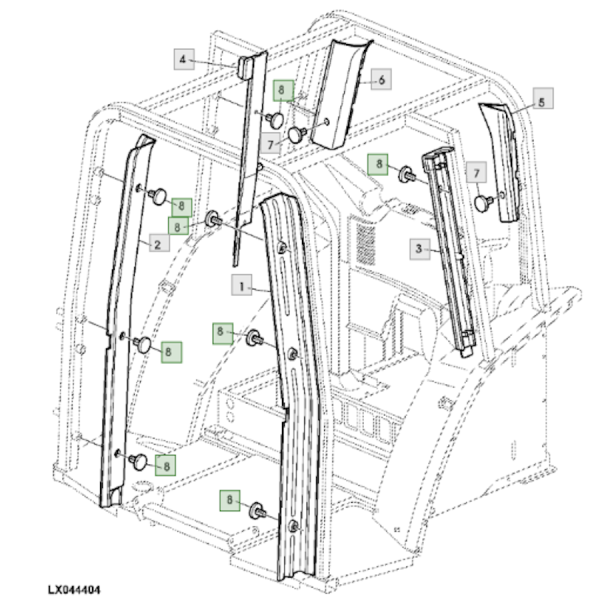 AKK8001 Treppe 2 Stufen AL113571 AL154911 AL80841 AL82364