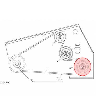 Koło pasowe prowadzące napęd hederu 280mm John Deere 2054 , 2056 , 2058 2064 , 2066
2254 , 2256 , 2258 , 2264 , 2266 AH201561