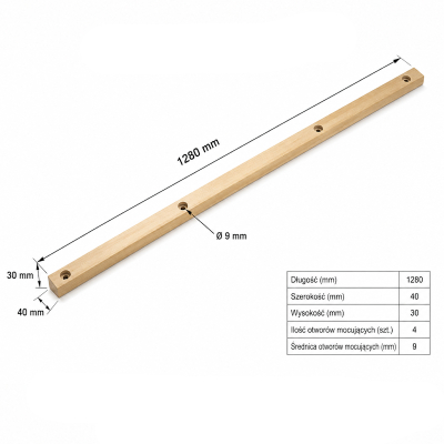 CP01-630409 Holzführung 1340mm