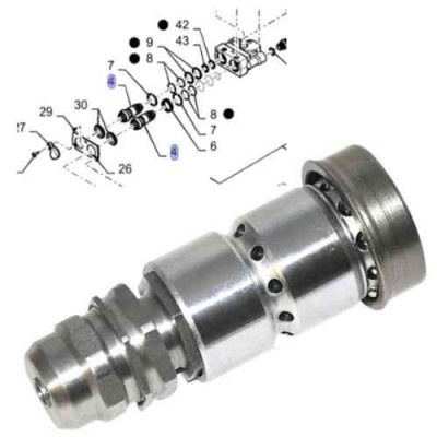 Gniazdo Szybkozłącze hydrauliczne do CNH New Holland
T8 T9 TG TJ Ford Case Magnum MX Stiger STX