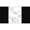 Schemat wału napędowego silnik–skrzynia, wał kardana John Deere 6000 6005 6010 6020 7020, modele 6205–7520, numer AL117426