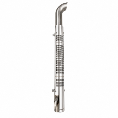 SPO3121 Edelstahl INOX Schalldämpfer 162000540324 Case IH New Holland Steyr