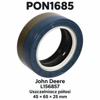Uszczelniacz półosi 45x65x25 John Deere-6150r 6020-6030-7020-7030 Massey Ferguson- 4325 4335 4345 4355 4360- 4370 6235 624