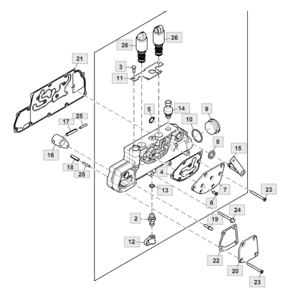 ELE7174 Elektrozawór John Deere AL176895 AL226173 zamiennik