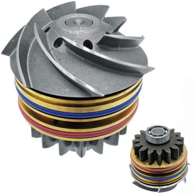 Pompa wodna wody wirnik John Deere 7710 7710 7810 7820, 7920 8110 8210 8410 CTS WTS CWS RE521502, RE509598, RE57154, RE508249