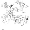 Katalog – napinacz paska, pozycja 10 – John Deere 8130, seria 8030 – RE582500, RE243199