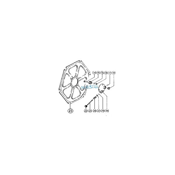 CH04-677070 Gwiazda motowidła prowadząca
