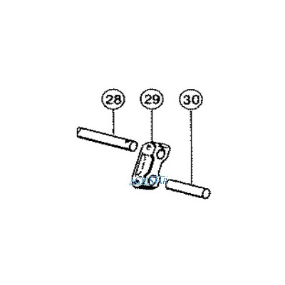 CH99-676145 Mocowanie wałków bębna lewe