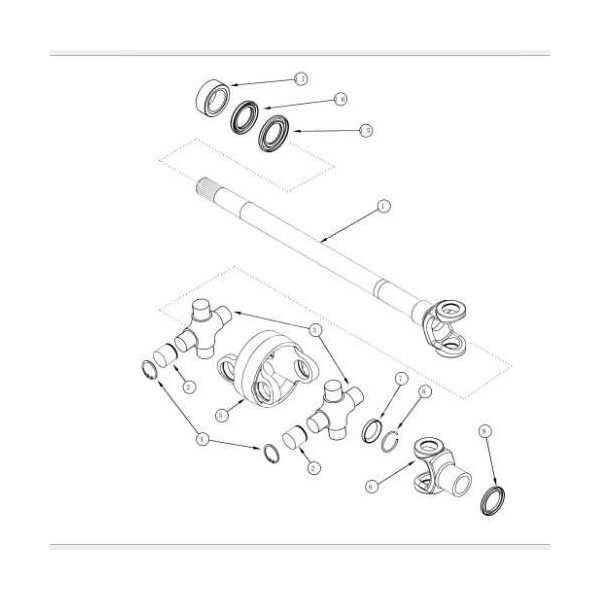 Uszczelniacz półosi koła Case MAGNUM 215 245 255 275 305 MX180 200 210 215 220 230 240 245 255 270 275 285 305 302956A1
