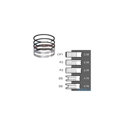 3114778R91 Zestaw pierścieni Komplet pierścieni Case 444 384 238 434 B414 374 424