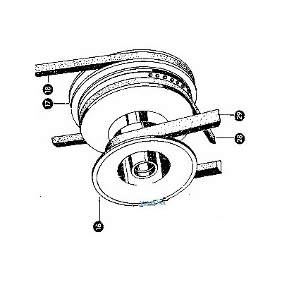 CA99-751216 Koło wariatora jazdy