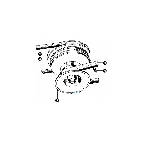 CA99-751216 Koło wariatora jazdy