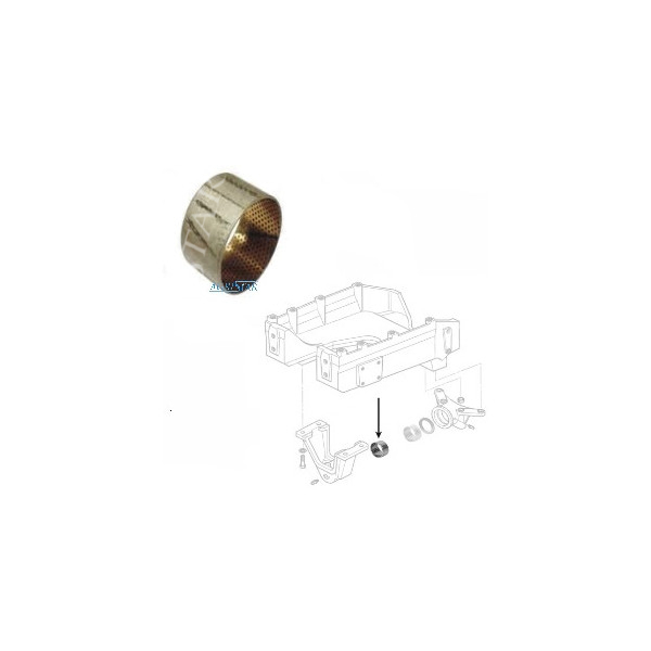 PON2615 Tulejka zawieszenia osi 80.10x86.30x50 mm