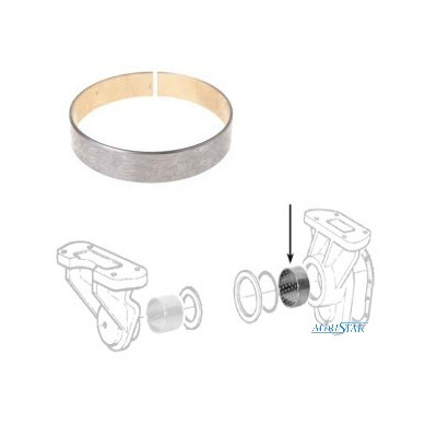 PON2616 Tulejka zawieszenia osi 115.90x122.07x20.11 mm