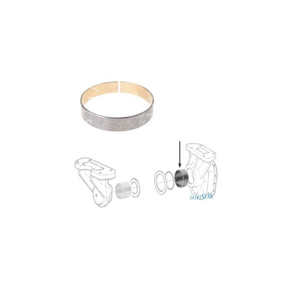 PON2616 Tulejka zawieszenia osi 115.90x122.07x20.11 mm