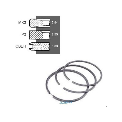 SCY4026 Pierścienie 3szt. 102mm