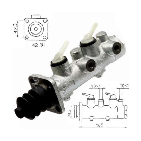 Pompka hamulcowa bez wspomagania układu hamulcowego Merlo 25-7, 27-7, 30-7, P28-7EVS, P28-9 014652K 14652K M014652K
