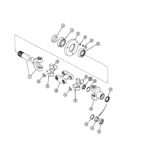 simmering Uszczelniacz wałka Case Magnum 7110,7120, 7130, 7140, 7150, 7210, 7220, 7230, 7240, 7250 Magnum 280, 310 MX 180, 2080