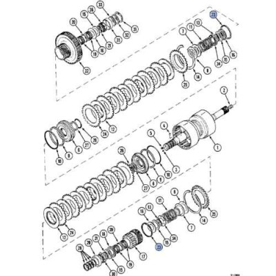 Pierścień uszczelniający 1995174C1 A188043 Case 2096 3220 3594 4240 5120 5250 7110 7130 C100 C80 CX100 CX90 MX100 MX135