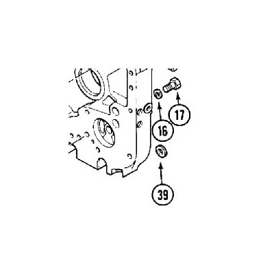 Pierścień uszczelniający 239-5129 Case