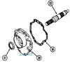 SKR4222 Uszczelniacz wałka PTO Case:  Magnum 7110, 7120, 7130, 7140, 7150  148955C1
