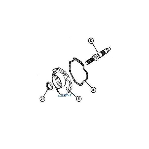 SKR4222 Uszczelniacz wałka PTO Case:  Magnum 7110, 7120, 7130, 7140, 7150  148955C1