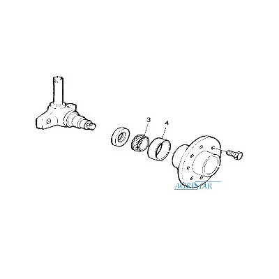 JK99-JD8174 Łożysko piasty koła wewnętrzne