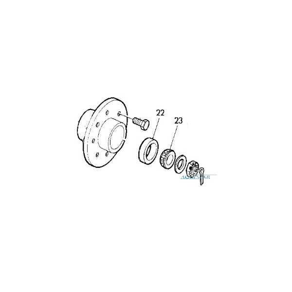 JK99-JD8271 Łożysko piasty koła zewnętrzne